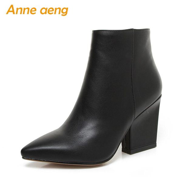 boots 2021 winter women ankle high heel pointed toe zipper elegant ladies shoes black snow big size 33-43
boots 2021 winter women ankle high heel pointed toe zipper elegant ladies shoes black snow big size 33-43