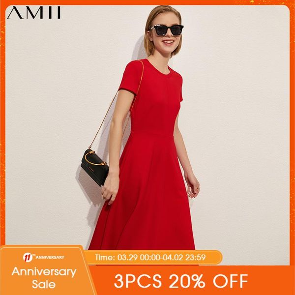 amii minimalism fashion women's summer dress offical lady solid oneck slim fit aline knee-length for women 12120094 casual dresses, Black;gray
amii minimalism fashion women's summer dress offical lady solid oneck slim fit aline knee-length for women 12120094 casual dresses, Black;gray