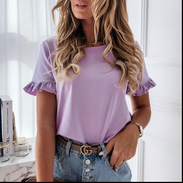 blusas mujer de women shirts moda butterfly sleeve blouses ladies solid ruffle elegant o neck womens, White
blusas mujer de women shirts moda butterfly sleeve blouses ladies solid ruffle elegant o neck womens, White