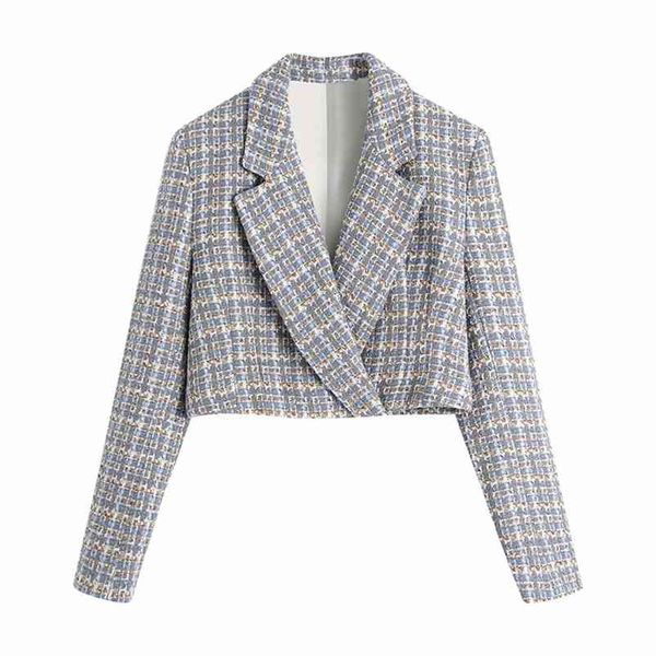 casual women v neck blue plaid jacket spring-autumn fashion ladies high street coat female textured cropped blazer 210515, White;black
casual women v neck blue plaid jacket spring-autumn fashion ladies high street coat female textured cropped blazer 210515, White;black