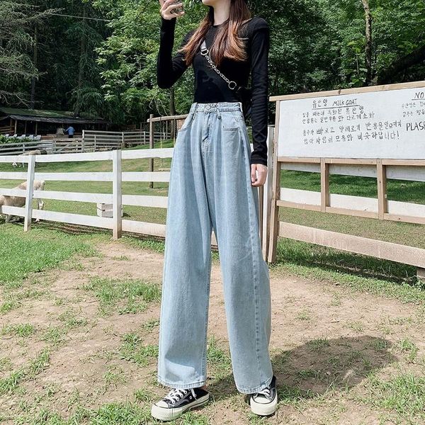 women's jeans guuzyuviz blue wide leg woman mom autumn winter denim pants ladies trousers loose plus size high waist casual
women's jeans guuzyuviz blue wide leg woman mom autumn winter denim pants ladies trousers loose plus size high waist casual