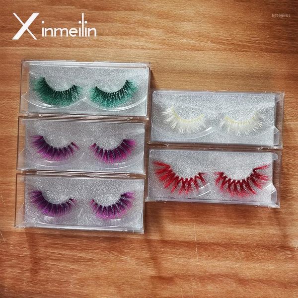 xinemilin colored faxu mink fake lashes wholesale makeup natural individual false eyelashes various colors white green blue red1
xinemilin colored faxu mink fake lashes wholesale makeup natural individual false eyelashes various colors white green blue red1