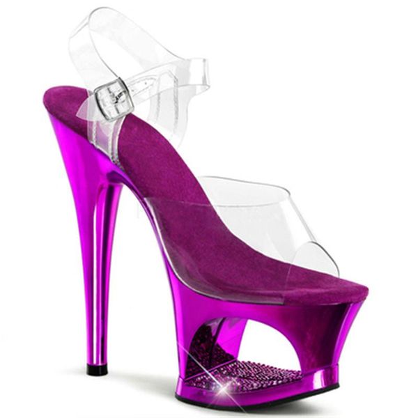 17cm super high heels, performance crystal ladies stage fashion show sandals, hollow-out waterproof platform sandals, Black
17cm super high heels, performance crystal ladies stage fashion show sandals, hollow-out waterproof platform sandals, Black