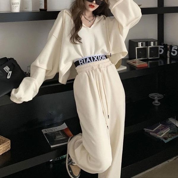 women's two piece pants sports suit for women fall 2021 casual fashion trousers letter belt two-piece pantsuits hooded sweatshirt sport, White
women's two piece pants sports suit for women fall 2021 casual fashion trousers letter belt two-piece pantsuits hooded sweatshirt sport, White