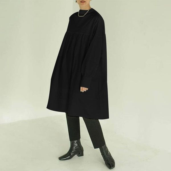 casual dresses zanzea elegant women long lantern sleeve knee-length dress spring solid a-line sundress office ladies vestidos shirt, Black;gray
casual dresses zanzea elegant women long lantern sleeve knee-length dress spring solid a-line sundress office ladies vestidos shirt, Black;gray