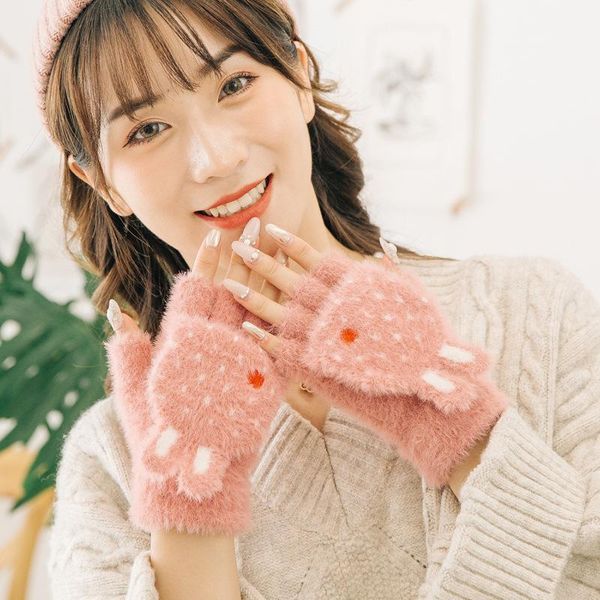 five fingers gloves 2021 cartoon ladies wrist warm winter cashmere fashion velvet knitted clamshell, Blue;gray
five fingers gloves 2021 cartoon ladies wrist warm winter cashmere fashion velvet knitted clamshell, Blue;gray