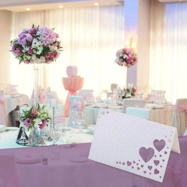 pcs wedding seat cards hollow-out heart table guest name reserved placecards (white) greeting
pcs wedding seat cards hollow-out heart table guest name reserved placecards (white) greeting