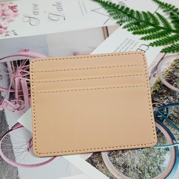 card holders fashion slim minimalist wallet pu leather holder id candy color bank multi-slot, Brown;gray
card holders fashion slim minimalist wallet pu leather holder id candy color bank multi-slot, Brown;gray