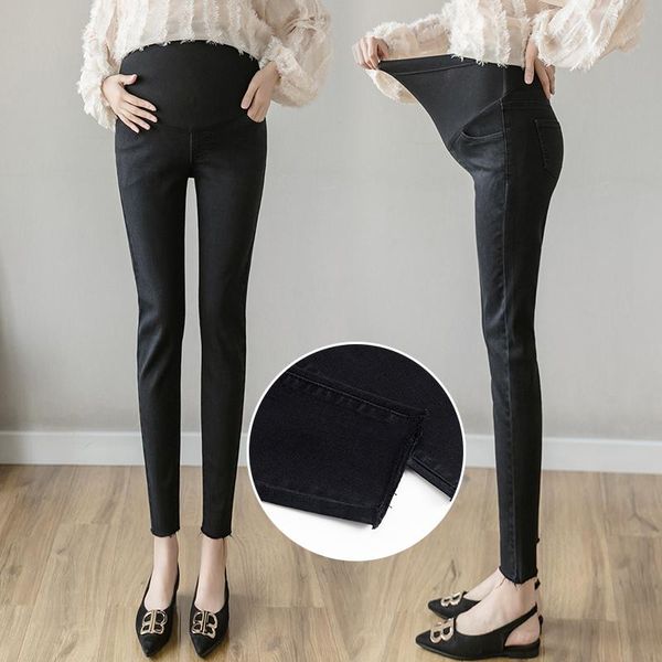 8928# autumn spring black stretch denim maternity jeans belly pencil pants clothes for pregnant women slim pregnancy trousers bottoms, White
8928# autumn spring black stretch denim maternity jeans belly pencil pants clothes for pregnant women slim pregnancy trousers bottoms, White