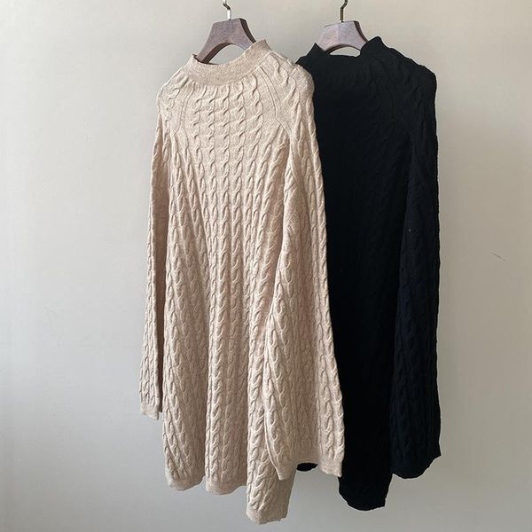 women's sweaters women twisted cashmere sweater half high collar side slit long sleeve loose casual all-match early autumn 2021 female, White;black
women's sweaters women twisted cashmere sweater half high collar side slit long sleeve loose casual all-match early autumn 2021 female, White;black