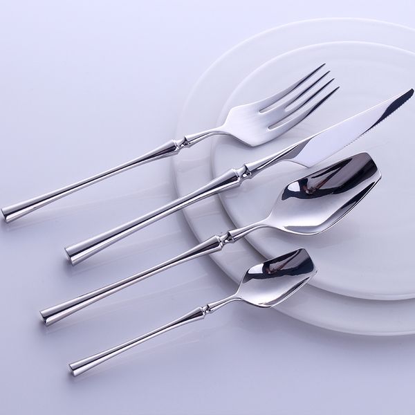 western portable cutlery set travel tableware 24pcs 304 stainless steel dinner set with luxury handle knife fork dinnerware
western portable cutlery set travel tableware 24pcs 304 stainless steel dinner set with luxury handle knife fork dinnerware