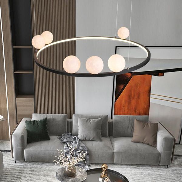 pendant lamps creative circle lamp for dinning room nordic brief led lights with 3d ball home indoor lighting fixture
pendant lamps creative circle lamp for dinning room nordic brief led lights with 3d ball home indoor lighting fixture
