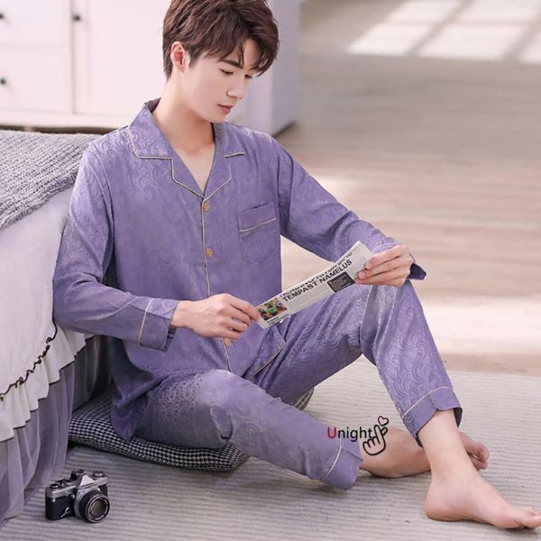 men's sleepwear 2021 winter silk pajamas trousers for men homewear lounge set spring 5xl luxury plus size, Black;brown
men's sleepwear 2021 winter silk pajamas trousers for men homewear lounge set spring 5xl luxury plus size, Black;brown