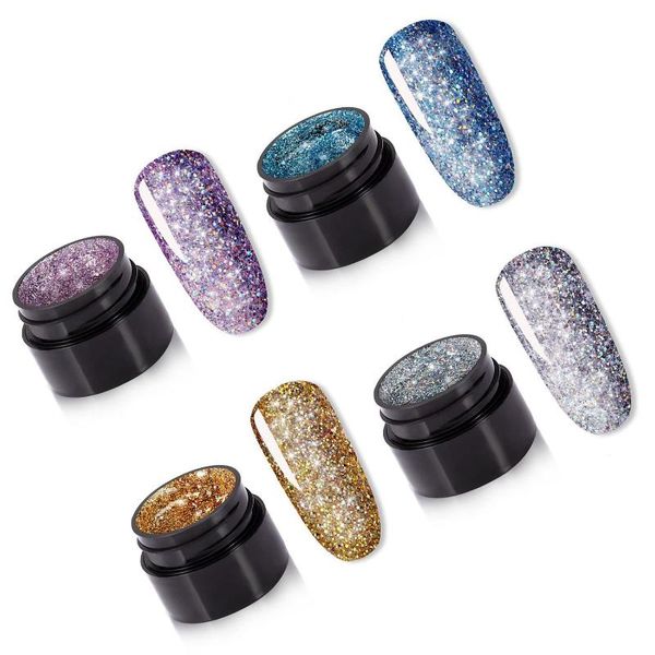 nail glitter semi permanent super shining art laquer transparent manicure diy polish sequins uv gel, Silver;gold
nail glitter semi permanent super shining art laquer transparent manicure diy polish sequins uv gel, Silver;gold