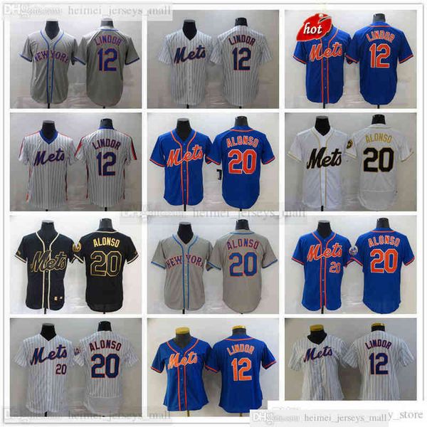 2022 baseball jerseys 12 francisco lindor 20 pete alonso jersey blue gray white black gold stitched man size s-xxxl 
2022 baseball jerseys 12 francisco lindor 20 pete alonso jersey blue gray white black gold stitched man size s-xxxl