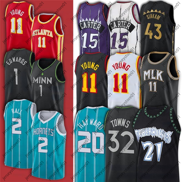 men 11 trae 15 vince siakam edwards young carter basketball jerseys lamelo gordon ball hayward 43 karl-anthony pascal kevin towns garnett si, Black;red
men 11 trae 15 vince siakam edwards young carter basketball jerseys lamelo gordon ball hayward 43 karl-anthony pascal kevin towns garnett si, Black;red