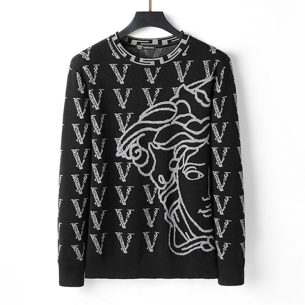 men's sweater long sleeve simple solid o-collar casual sweater asian size -3xl, White;black
men's sweater long sleeve simple solid o-collar casual sweater asian size -3xl, White;black