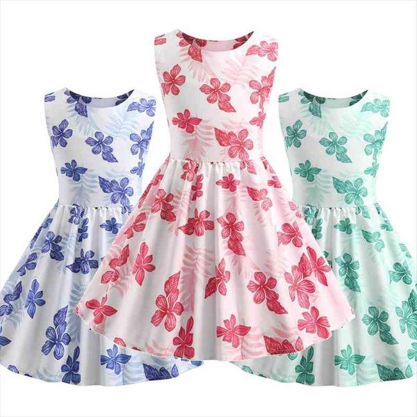 girls sleeveless vintage floral print girl dress swing party children summer prom kids casual clothes 2-8 years, Red;yellow
girls sleeveless vintage floral print girl dress swing party children summer prom kids casual clothes 2-8 years, Red;yellow