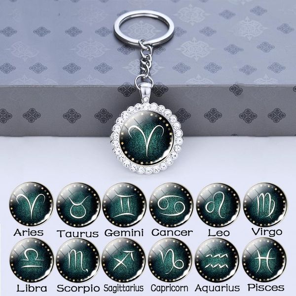 keychains zodiac keychain jewelry trinket shiny rhinestone pendant keyring scorpio leo aries virgo constellation keyholder birthday gift, Silver
keychains zodiac keychain jewelry trinket shiny rhinestone pendant keyring scorpio leo aries virgo constellation keyholder birthday gift, Silver