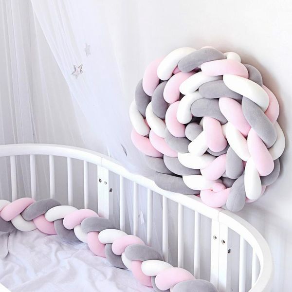 bedding sets 2m/3m/4m length born baby bed bumper pure weaving plush knot crib kids cot protector room decor
bedding sets 2m/3m/4m length born baby bed bumper pure weaving plush knot crib kids cot protector room decor