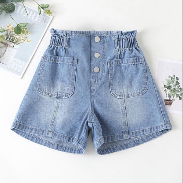 4-10y summer fashion kids baby girls denim short solid pockets button drawstring slim bottoms pants shorts, Black
4-10y summer fashion kids baby girls denim short solid pockets button drawstring slim bottoms pants shorts, Black
