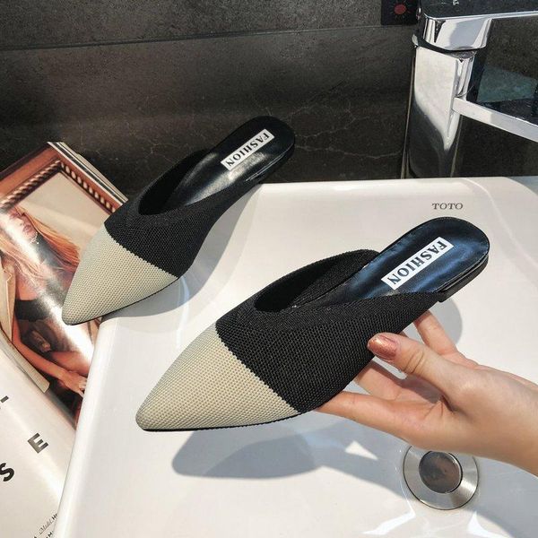 women sandals spring summer pointed fine low heels ladies mesh breathable comfort leisure slipper woman shoes slippers, Black
women sandals spring summer pointed fine low heels ladies mesh breathable comfort leisure slipper woman shoes slippers, Black