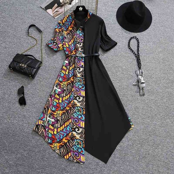 enthic retro pattern printted dresses for women summer lapel short sleeve patchwork loose irregular long shirt dress 210525, Black;gray
enthic retro pattern printted dresses for women summer lapel short sleeve patchwork loose irregular long shirt dress 210525, Black;gray
