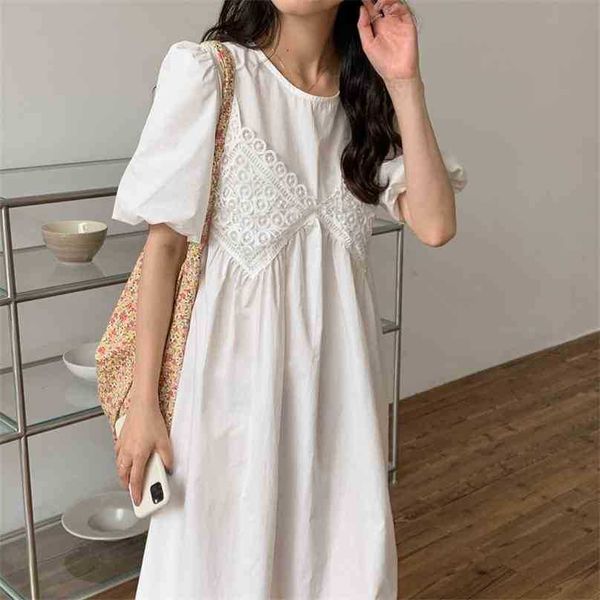 elegant o-neck loose gentle office lady solid vintage streetwear lace retro summer long dresses vestidos 210525, White
elegant o-neck loose gentle office lady solid vintage streetwear lace retro summer long dresses vestidos 210525, White