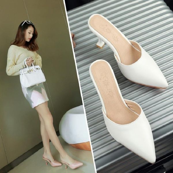 slippers 2021 summer ladies outdoor sandals and simple thin high heel pointed size code female 32-43 yards, Black
slippers 2021 summer ladies outdoor sandals and simple thin high heel pointed size code female 32-43 yards, Black