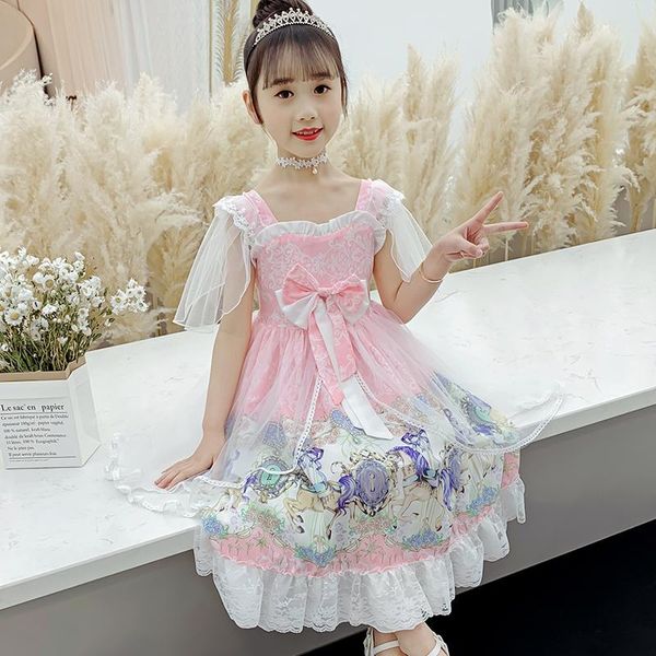 girls lolita style dresses 3-13 years old children's clothing bow sleeveless lace decoration summer fashion kids clothes girl's, Red;yellow
girls lolita style dresses 3-13 years old children's clothing bow sleeveless lace decoration summer fashion kids clothes girl's, Red;yellow