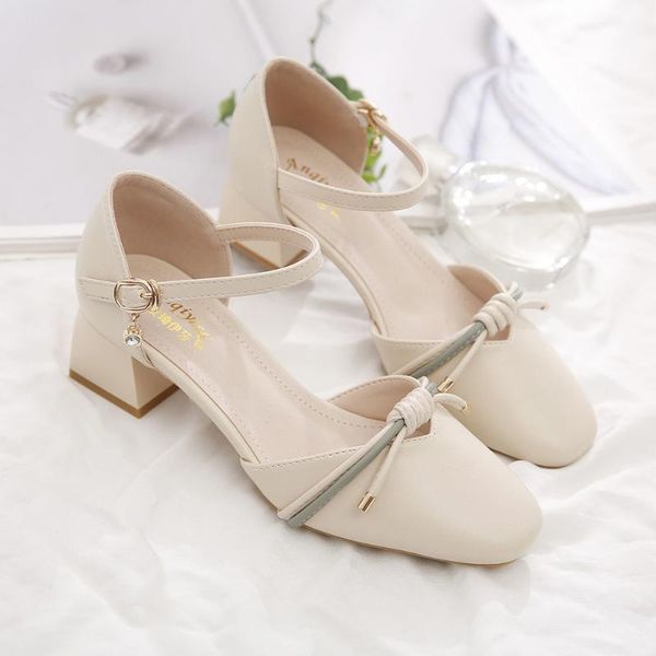 sandals shoes women 2021 summer single baotou women's thick heel mid-heel heels fashion, Black
sandals shoes women 2021 summer single baotou women's thick heel mid-heel heels fashion, Black