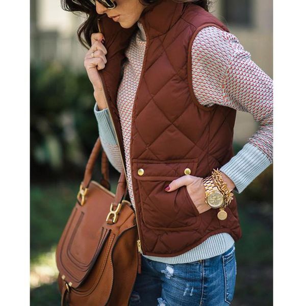 women's vests women cotton coat sleeveless jackets thin lingerie solid winter warm slim parka vest, Black;white
women's vests women cotton coat sleeveless jackets thin lingerie solid winter warm slim parka vest, Black;white