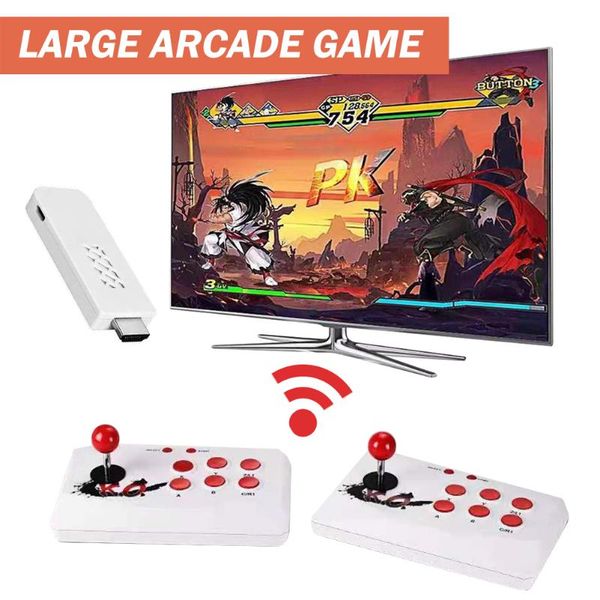 video game player hd gamedrive with 2000+ built-in retro tv console wireless arcade controllers & joysticks
video game player hd gamedrive with 2000+ built-in retro tv console wireless arcade controllers & joysticks