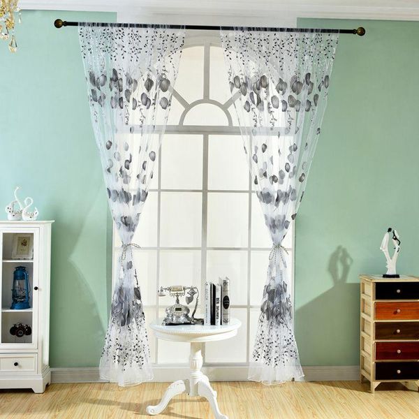 window curtains sheer voile tulle floral printed tube curtain house decor for bedroom living room balcony kitchen 100*200 cm & drapes
window curtains sheer voile tulle floral printed tube curtain house decor for bedroom living room balcony kitchen 100*200 cm & drapes