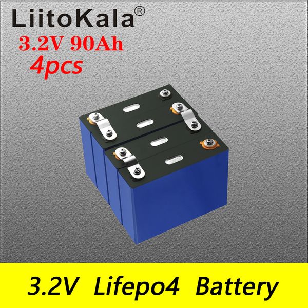 4 pcs liitokala 3.2v 90ah lifepo4 battery can form 12v lithium-iron cell 90000mah make boat car batteries
4 pcs liitokala 3.2v 90ah lifepo4 battery can form 12v lithium-iron cell 90000mah make boat car batteries