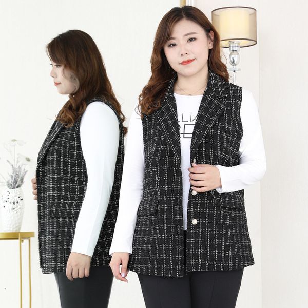 plus size 10xl 9xl 8xl spring vest female jackets elegant plaid upper office waistcoat thin mujer waistcoats, Black;white
plus size 10xl 9xl 8xl spring vest female jackets elegant plaid upper office waistcoat thin mujer waistcoats, Black;white