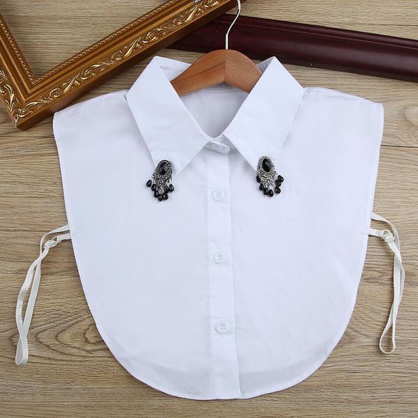 women's blouses & shirts gorgeous gem bust lupine geometric fake collar water droplets retro wild decoration cotton beads embroidered s, White
women's blouses & shirts gorgeous gem bust lupine geometric fake collar water droplets retro wild decoration cotton beads embroidered s, White