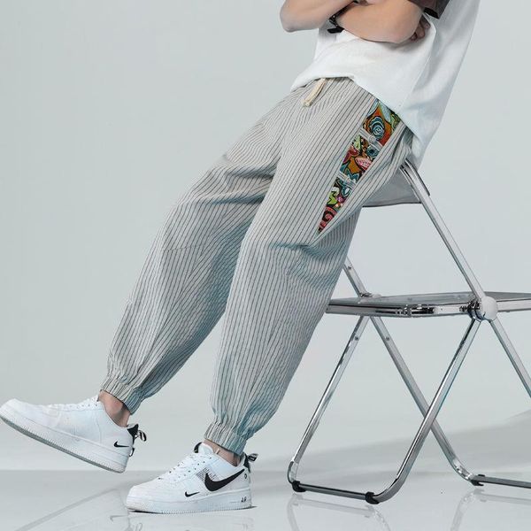 men's pants mrgb 2021 chinese style oversized ankle-length panelled patchwork casual loose trousers vintage baggy male jogger, Black
men's pants mrgb 2021 chinese style oversized ankle-length panelled patchwork casual loose trousers vintage baggy male jogger, Black