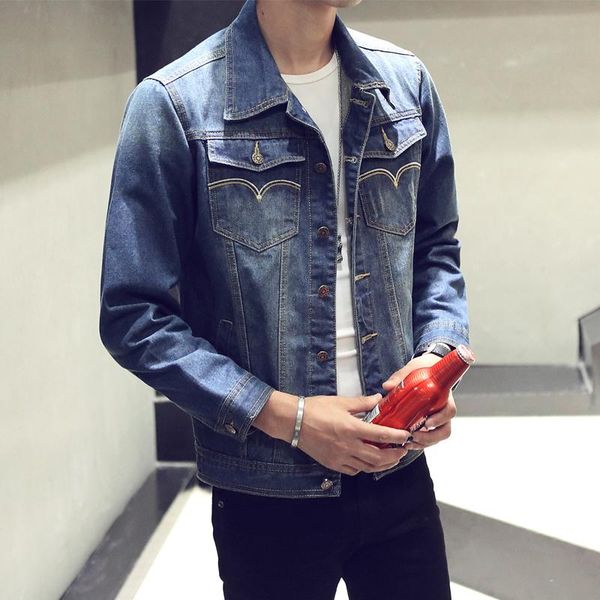 men's jackets m-5xl2021 spring stand collar denim jacket male plus size thin coat outerwear personalized teenage, Black;brown
men's jackets m-5xl2021 spring stand collar denim jacket male plus size thin coat outerwear personalized teenage, Black;brown