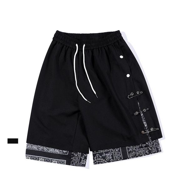 men's shorts trendy casual pants summer sports capris fake two cashew pin large, White;black
men's shorts trendy casual pants summer sports capris fake two cashew pin large, White;black