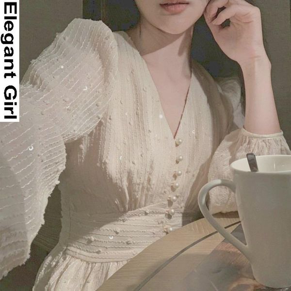 casual dresses korean elegant vintage dress women sequin long sleeve designer party midi slim women's clothing spring 2021, Black;gray
casual dresses korean elegant vintage dress women sequin long sleeve designer party midi slim women's clothing spring 2021, Black;gray