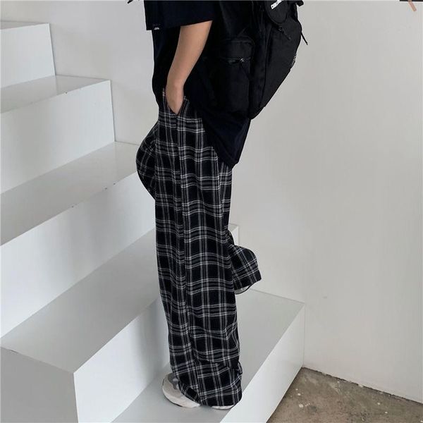 women's pants & capris oversize 3xl plaid women casual loose wide leg trousers ins retro teens straight hip-hop streetwear, Black;white
women's pants & capris oversize 3xl plaid women casual loose wide leg trousers ins retro teens straight hip-hop streetwear, Black;white