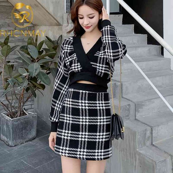 elegant new 2 piece outfits women v neck long sleeve sweater high waist pencil skirts korean fashion plaid sets 210330, White
elegant new 2 piece outfits women v neck long sleeve sweater high waist pencil skirts korean fashion plaid sets 210330, White