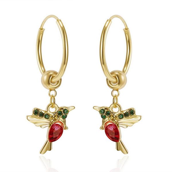 hoop & huggie exquisite and elegant bird round pendant crystal dangling earrings gold-filled for women's wedding jewelry, Golden;silver
hoop & huggie exquisite and elegant bird round pendant crystal dangling earrings gold-filled for women's wedding jewelry, Golden;silver