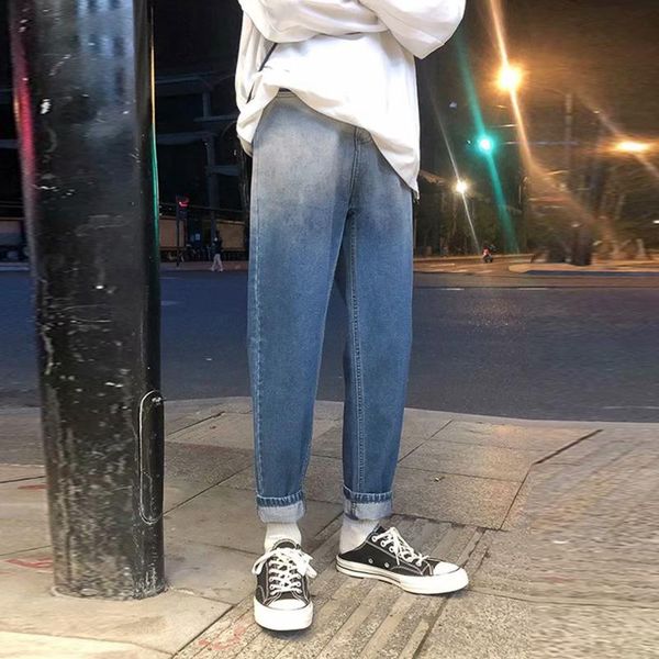 men's jeans autumn gradient fashion washed casual retro jean pants men streetwear loose hip hop straight denim trousers mens, Blue
men's jeans autumn gradient fashion washed casual retro jean pants men streetwear loose hip hop straight denim trousers mens, Blue