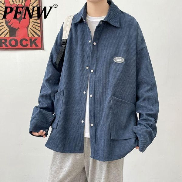 men's casual shirts pfnw 2021 autumn corduroy trends shirt long sleeve pink black tide lapel single breasted loose ins 21d1050, White;black
men's casual shirts pfnw 2021 autumn corduroy trends shirt long sleeve pink black tide lapel single breasted loose ins 21d1050, White;black