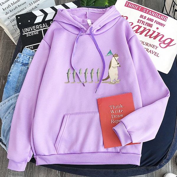 women's hoodies & sweatshirts harajuku cartoons funny cat catching fish pink sweatshirt autumn winter women kawaii loose long sleeves, Black
women's hoodies & sweatshirts harajuku cartoons funny cat catching fish pink sweatshirt autumn winter women kawaii loose long sleeves, Black