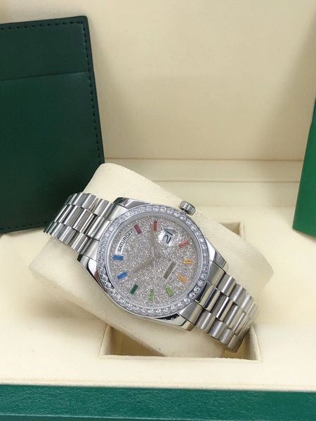 mens watch 36mm diamond iced out automatic mechanical womens watches full stainless steel strap woman daydate ladies wristwatches men wristw, Slivery;brown
mens watch 36mm diamond iced out automatic mechanical womens watches full stainless steel strap woman daydate ladies wristwatches men wristw, Slivery;brown