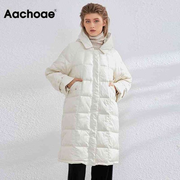 aachoae winter women duck down coat padded jackets casual hooded long coats outerwear parka female fashion puffer jacket 210413, Black
aachoae winter women duck down coat padded jackets casual hooded long coats outerwear parka female fashion puffer jacket 210413, Black