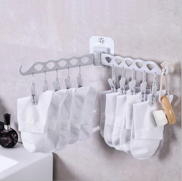 pcs rotatable double rod underwear socks clip creative wall hanging 10 folding drying rack clothes (mixed color) hangers & racks
pcs rotatable double rod underwear socks clip creative wall hanging 10 folding drying rack clothes (mixed color) hangers & racks